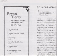 Bryan Ferry – As Time Goes By (Japan)