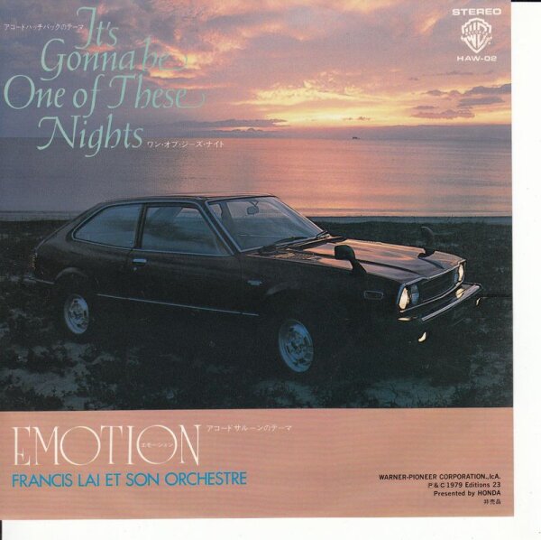 Francis Lai -  Its Gonna Be One Of These Nights (Japan)