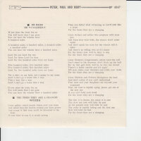 Peter, Paul And Mary – 500 Miles (Japan)