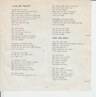 Tom Jones - Love Me Tonight (Japan)