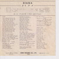 Paul Anka – Diana (Japan)